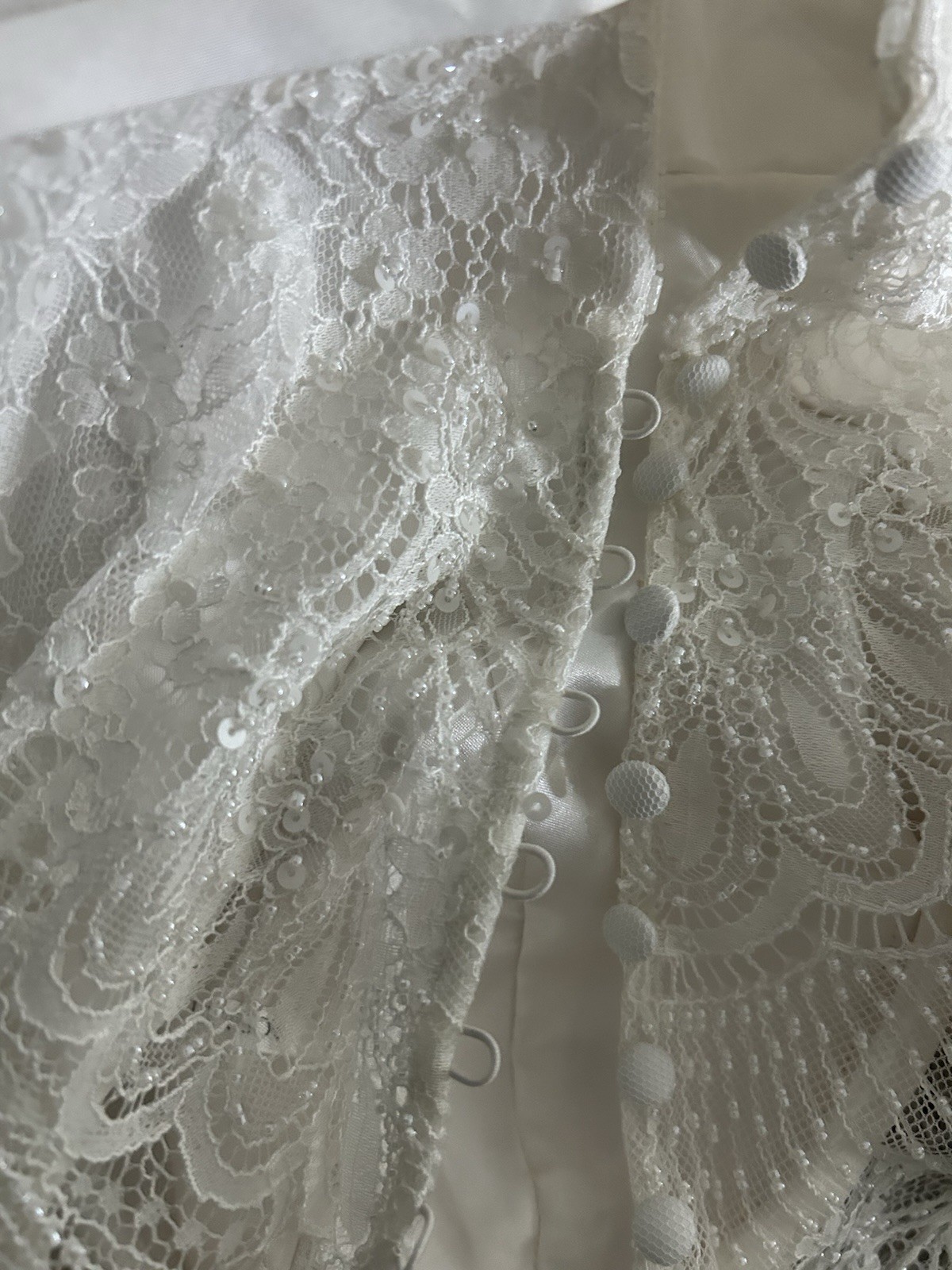 Rosa Clara Amalia Tea Length Lace Dainty Wedding Dress Size 10 NWOT