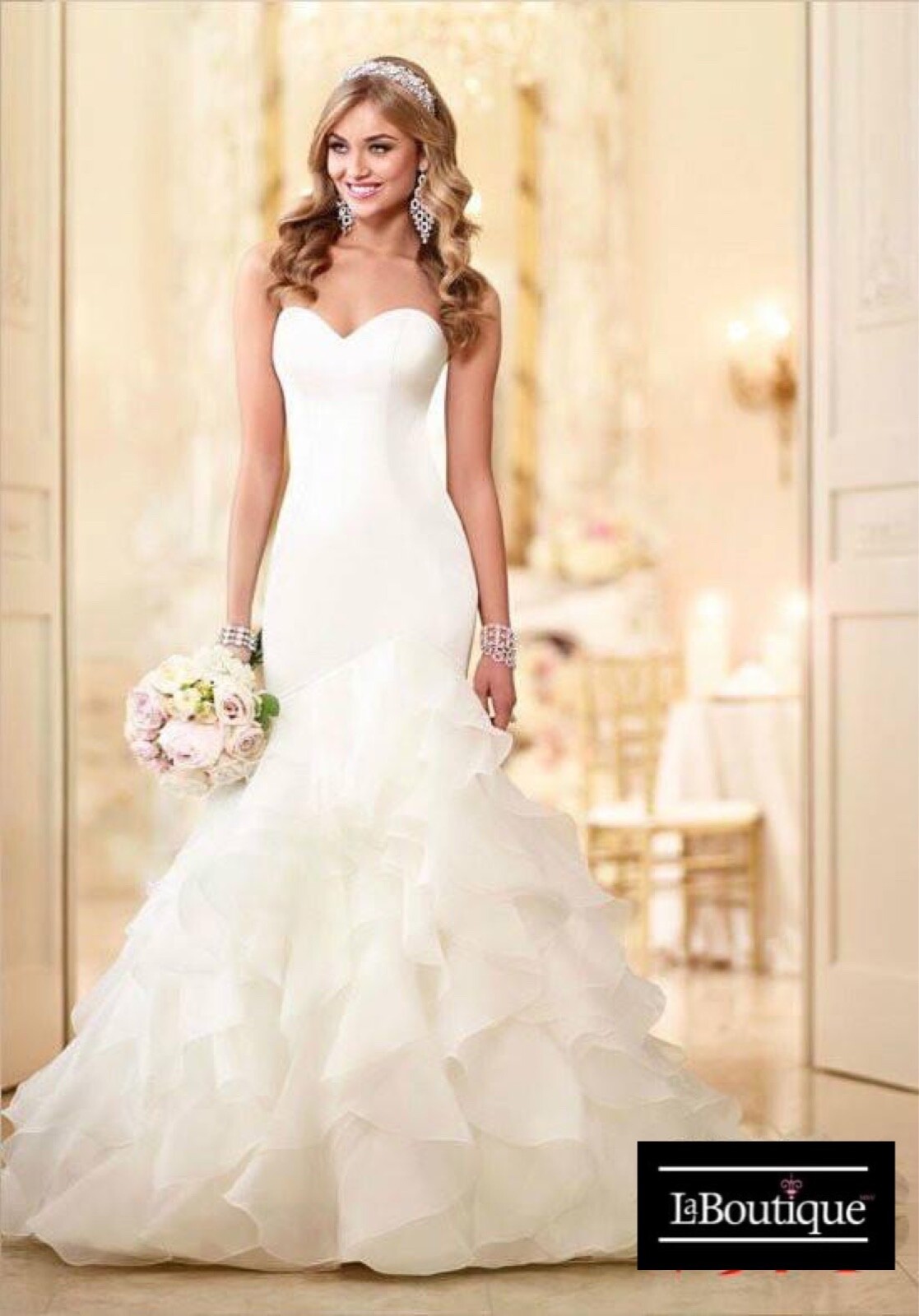 OPPORTUNITY LOT 10 NEW BRAND WEDDING GOWNS MORILEE, ALURE, STELLA YORK, ESSENSE 