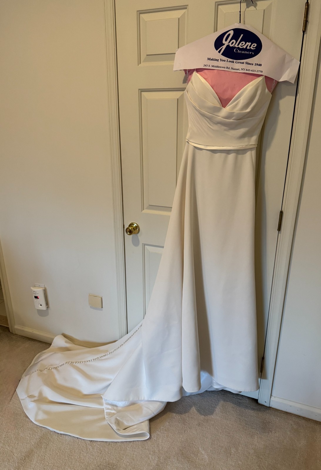 Elegant off-white A-line Floor-Length Ines di Santo “Maelle” Wedding Dress