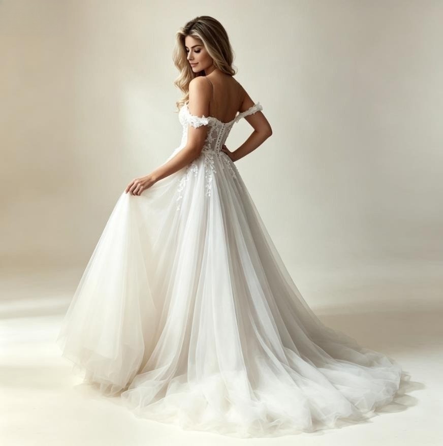 Lace Wedding Dresses Off The Shoulder Sexy Backless A Line Boho Bride Gowns