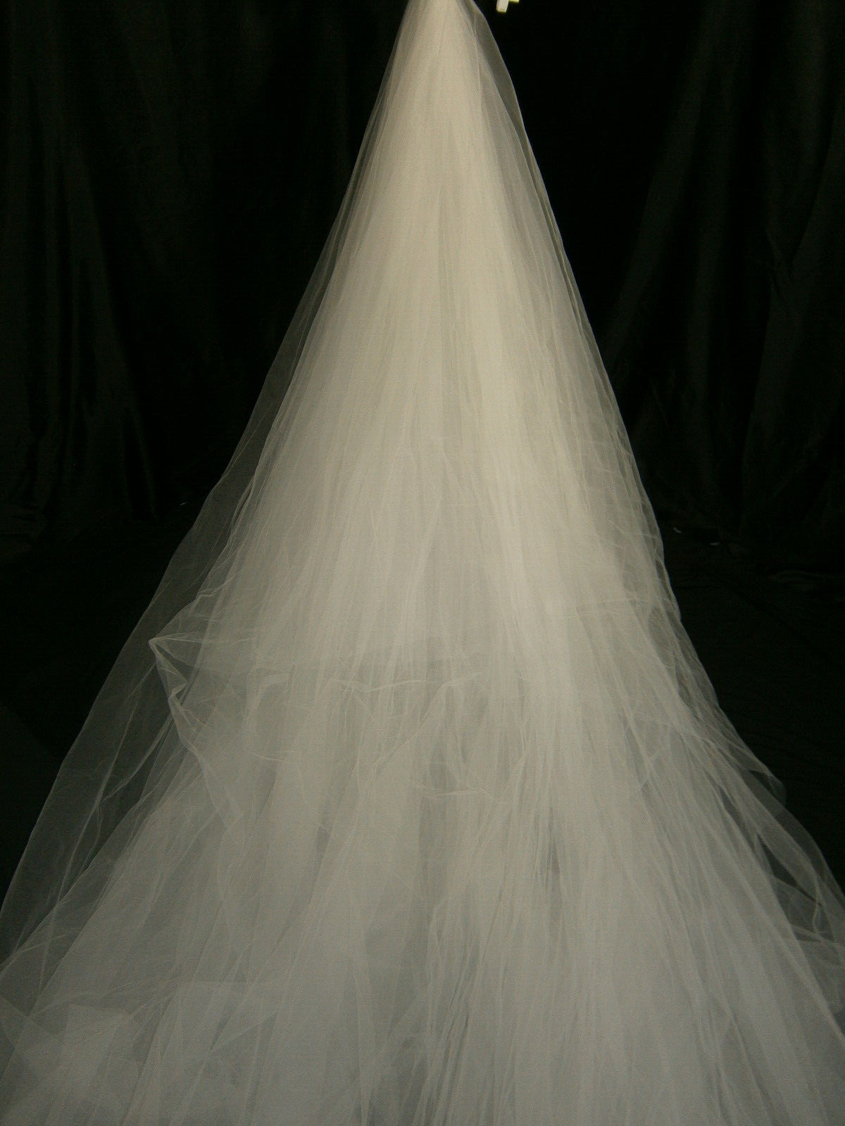 Bridal Reflections Wedding Dress Separate Train 112″ Length Tulle Ivory $250