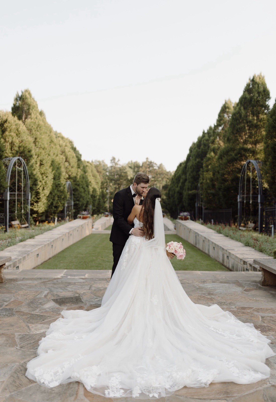 Martina Liana Wedding Dress Size 0–2 | Custom Altered | Bustled | New