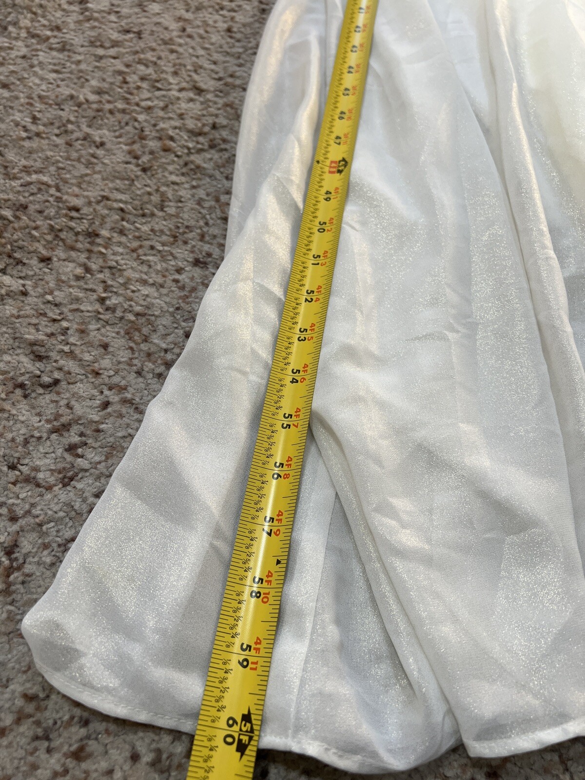 Tahari 2 PIECE White Metallic DRESS & JACKET MOTHER OF BRIDE FORMAL COCKTAIL 4