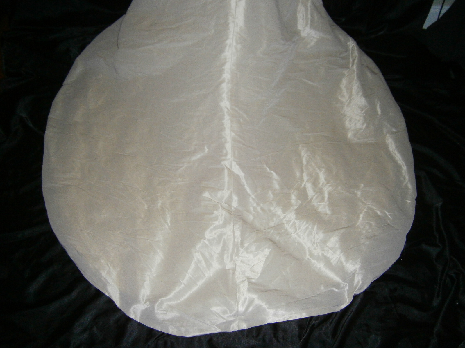 Anjolique Wedding Dress 12 Champagne Yellow Gems Beaded Ballgown Train NWT