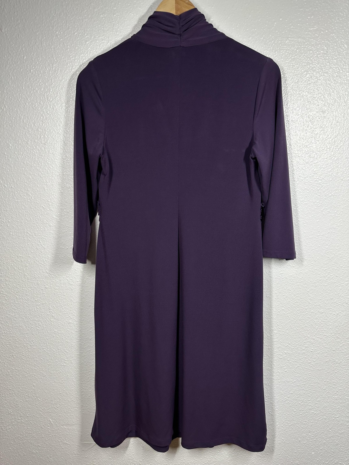 Motherhood Maternity Dress Womens Medium Empire Waist Stretch Jersey 3/4 Sleeve