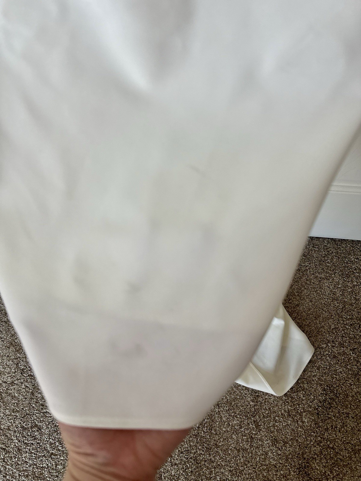 Grace Loves Lace MILA Crepe Wedding Dress Ivory L Convertible Strapless Bustle