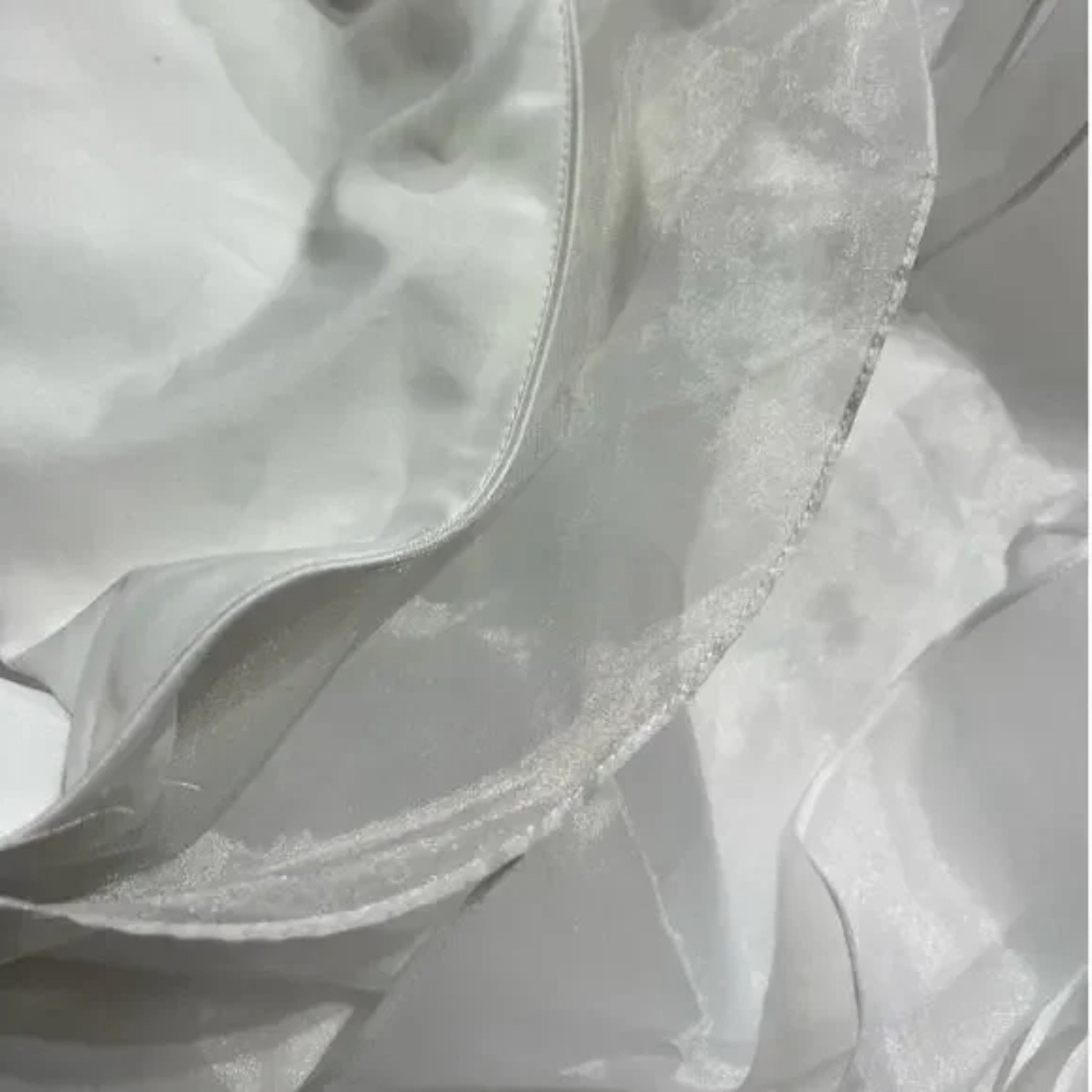Allure Bridal P840 White A-Line Wedding Strapless Tiered Size 8 $1700 Retail