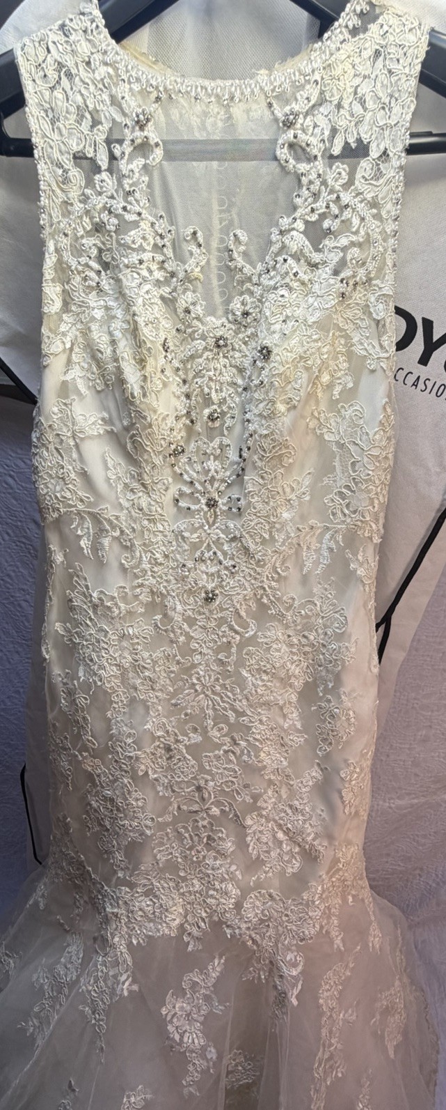 Bridal Dress Mori Lee By Madeline Gardner Gown With Stone Embroid Dress Sz6