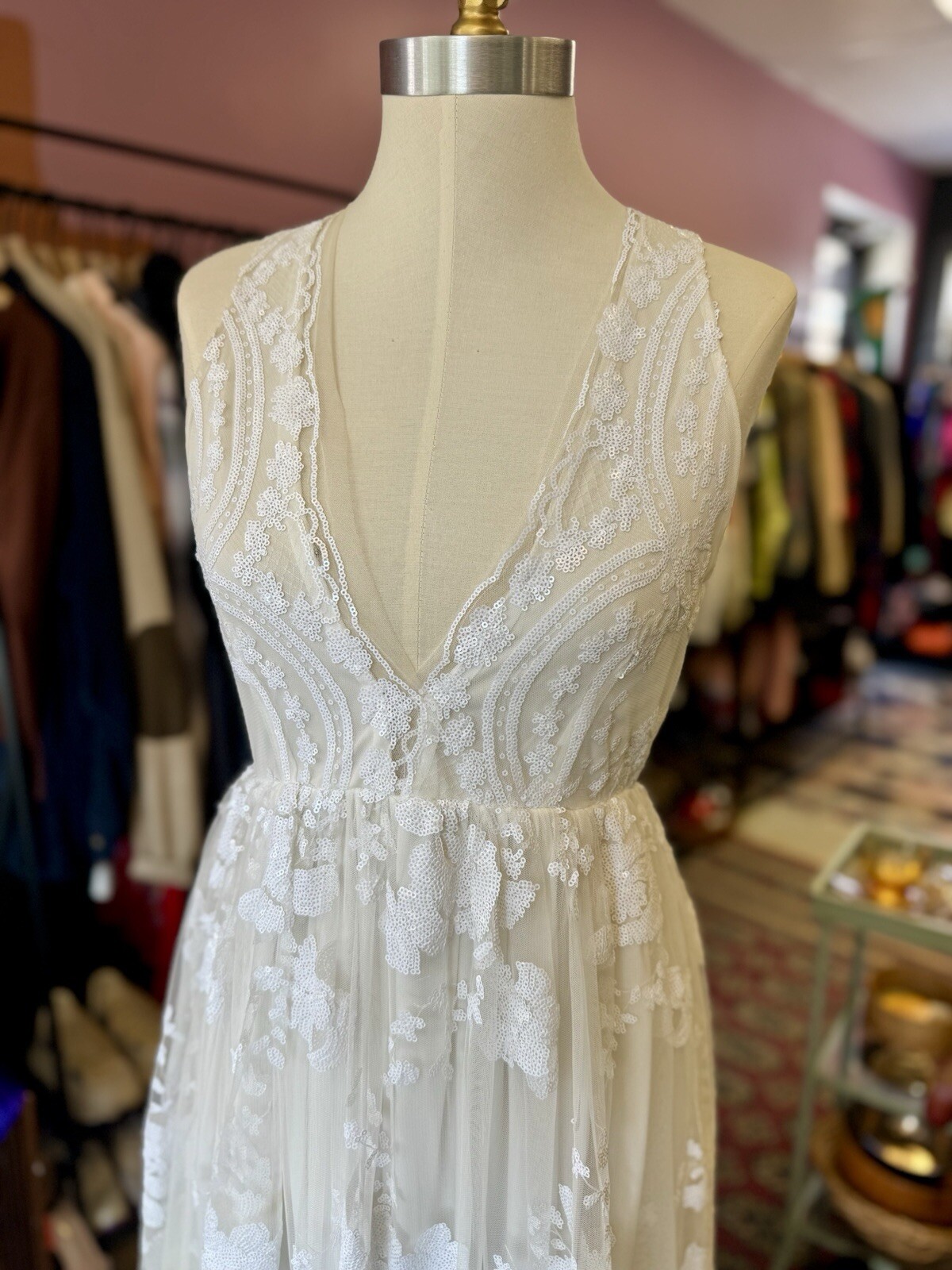 Southern Fried Chic Boho Beach Wedding Dress