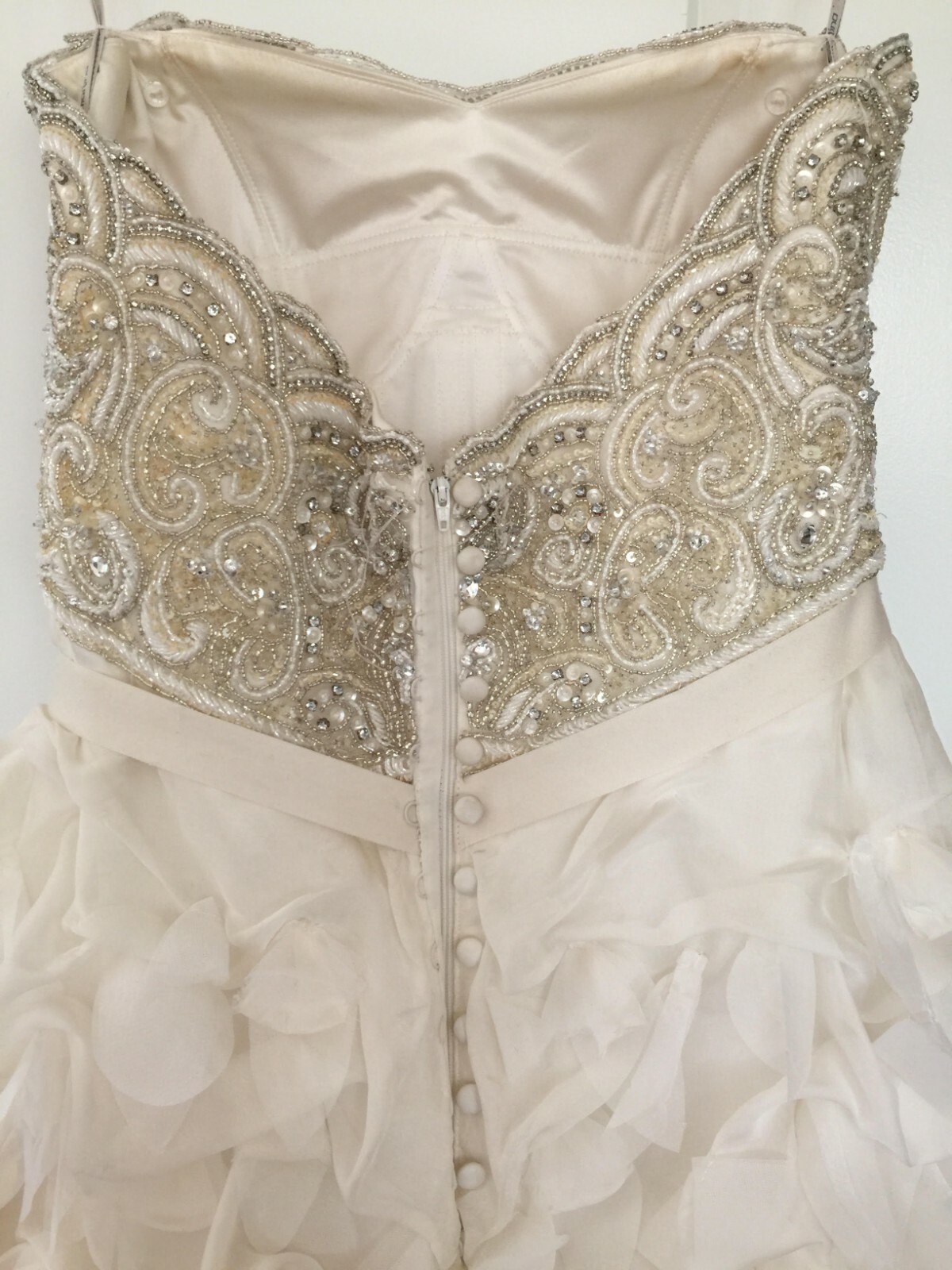 Martina Liana Wedding Dress 377, Ivory, Size 10