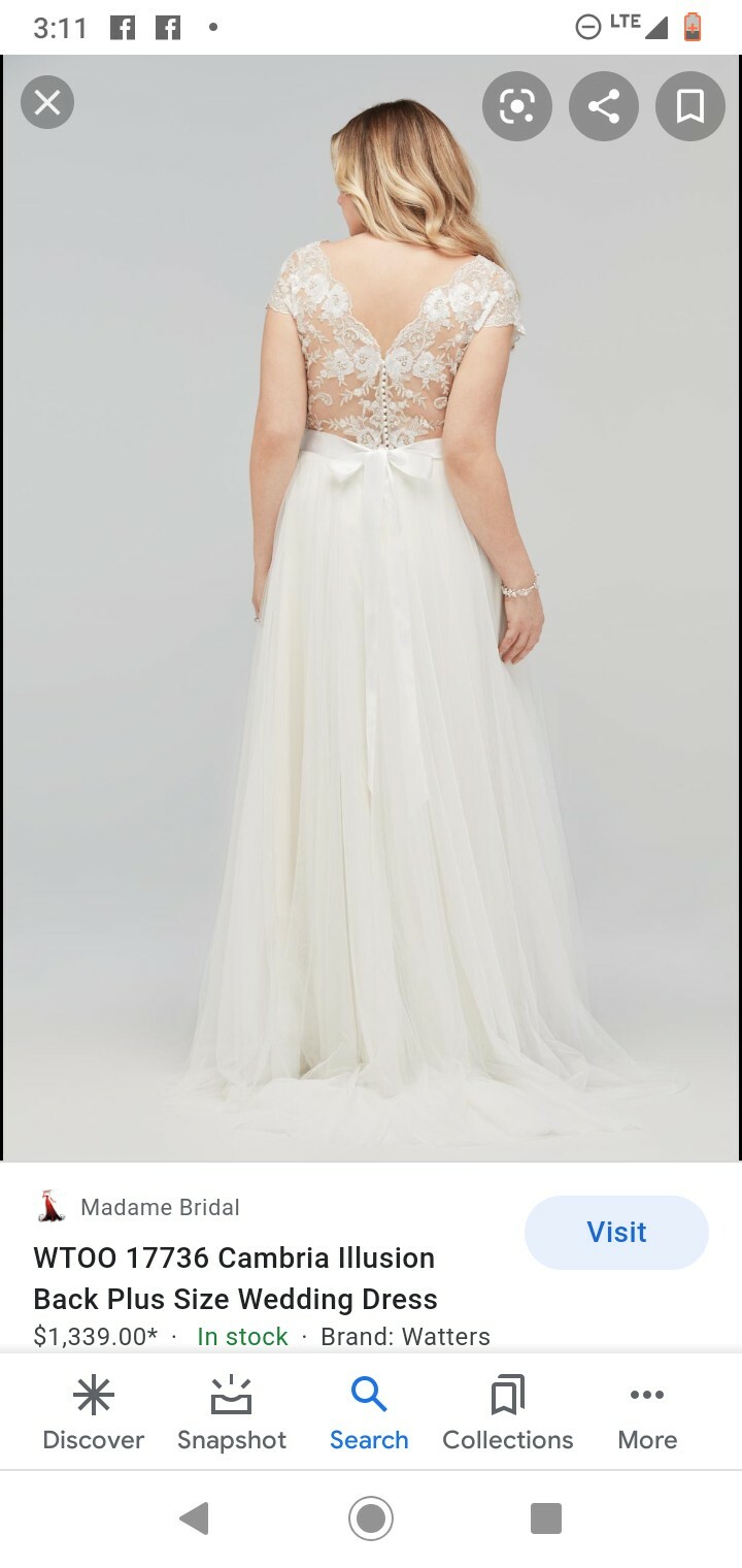 Wtoo by Watters Wedding Dress Sz12 NWT Beautiful ❤️