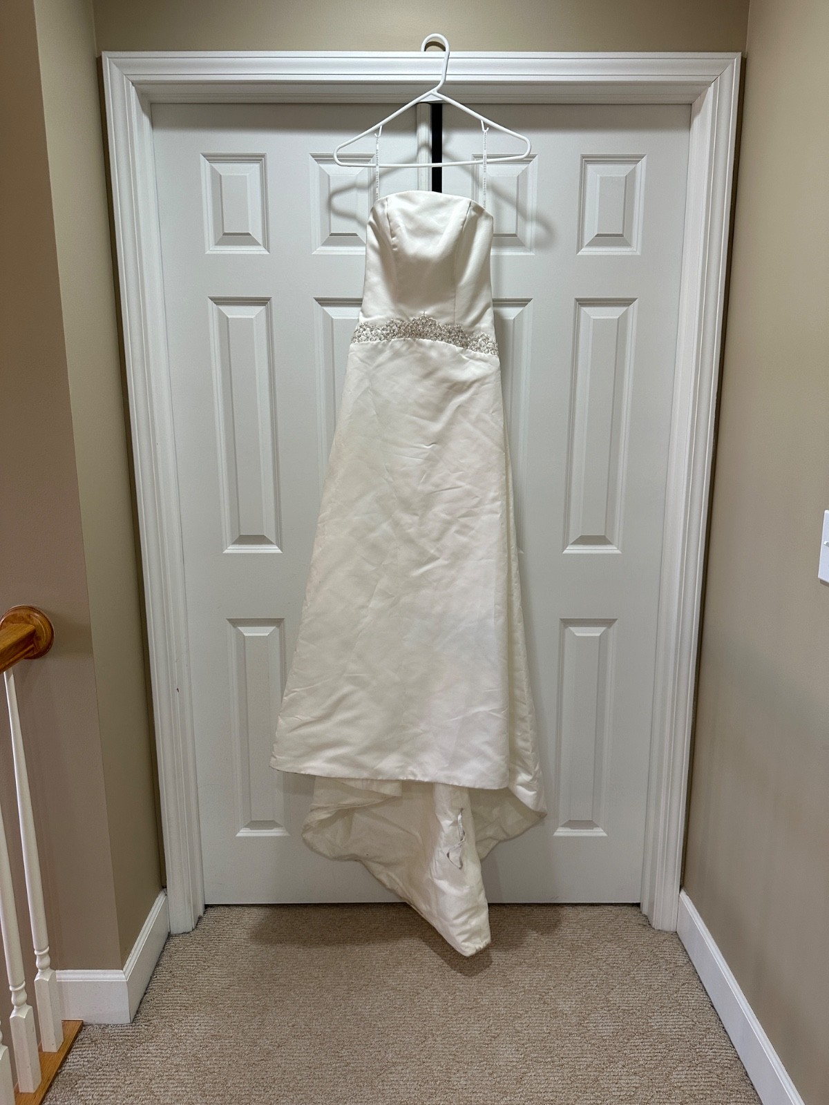 essence of Australia crystal beaded wedding dress size 8