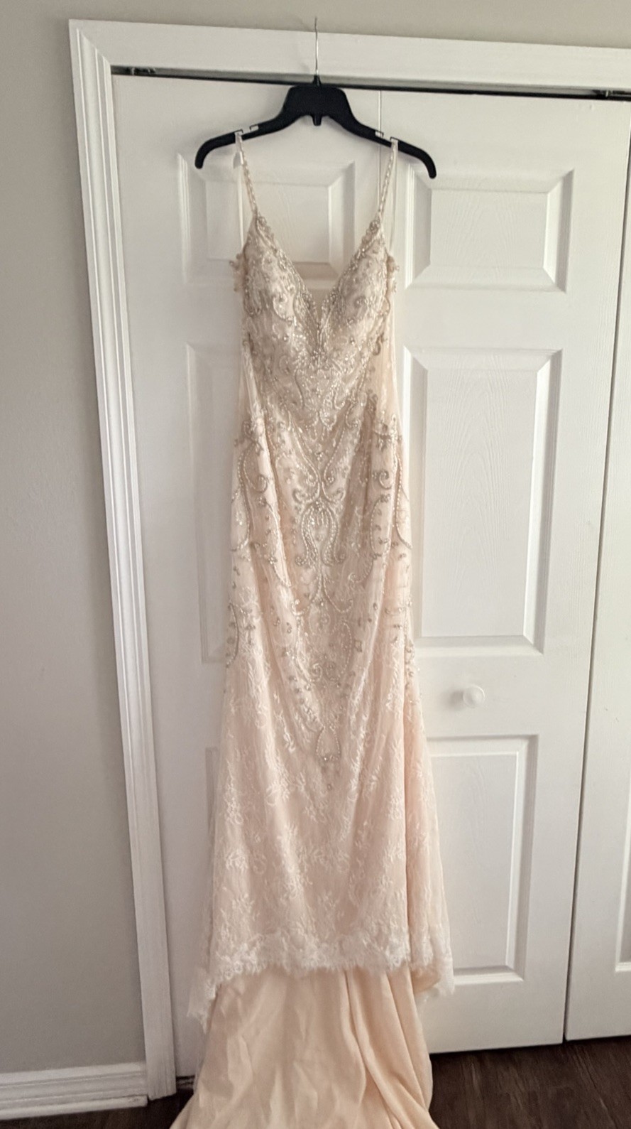 Kitty Chen Designer Wedding Dress Blush Tyra K1885 Size 12