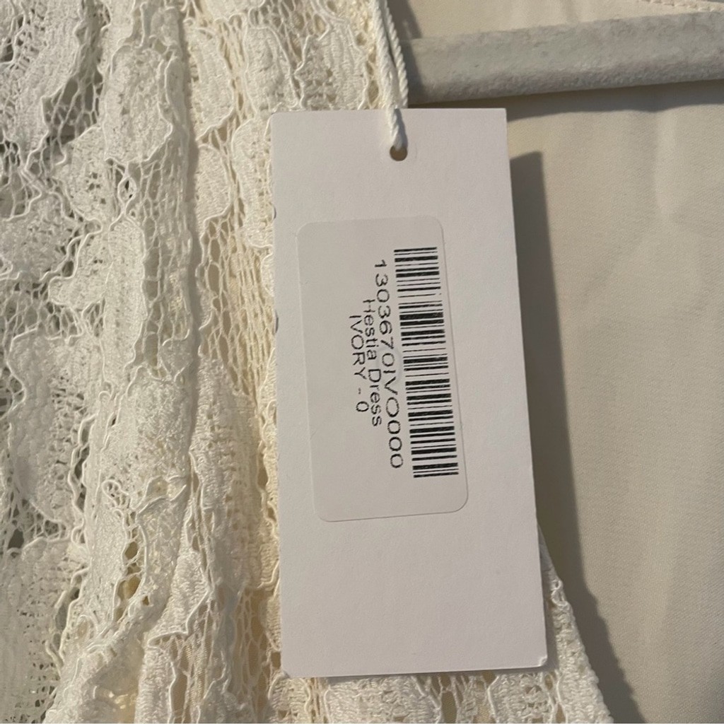 NWT Reformation Lace Hestia Mermaid Dress Wedding Gown Size 0 Ivory