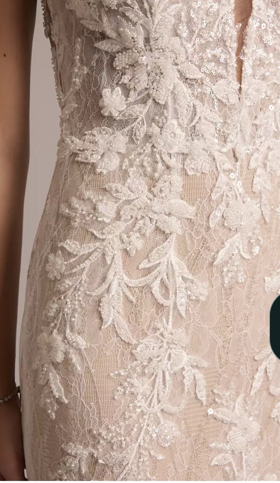NWT DESIGNER WEDDING DRESS – GALINA SIGNATURE – Backless, Mermaid Gown