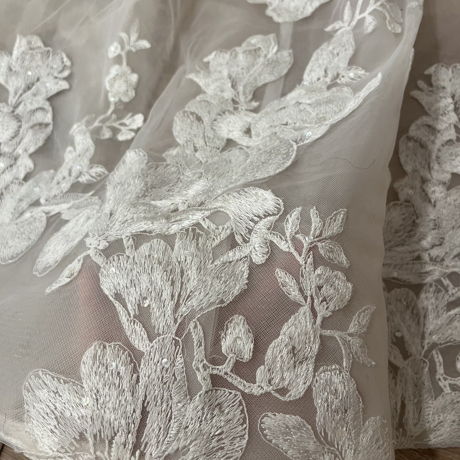 Martina Liana Romantic Boho Wedding Dress W/ Pockets 1110 ($2600) US 12
