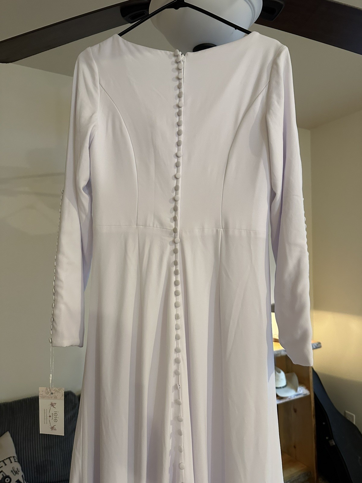 Ieie Bridal Wedding Dress Size 8 Long Sleeve SALONE