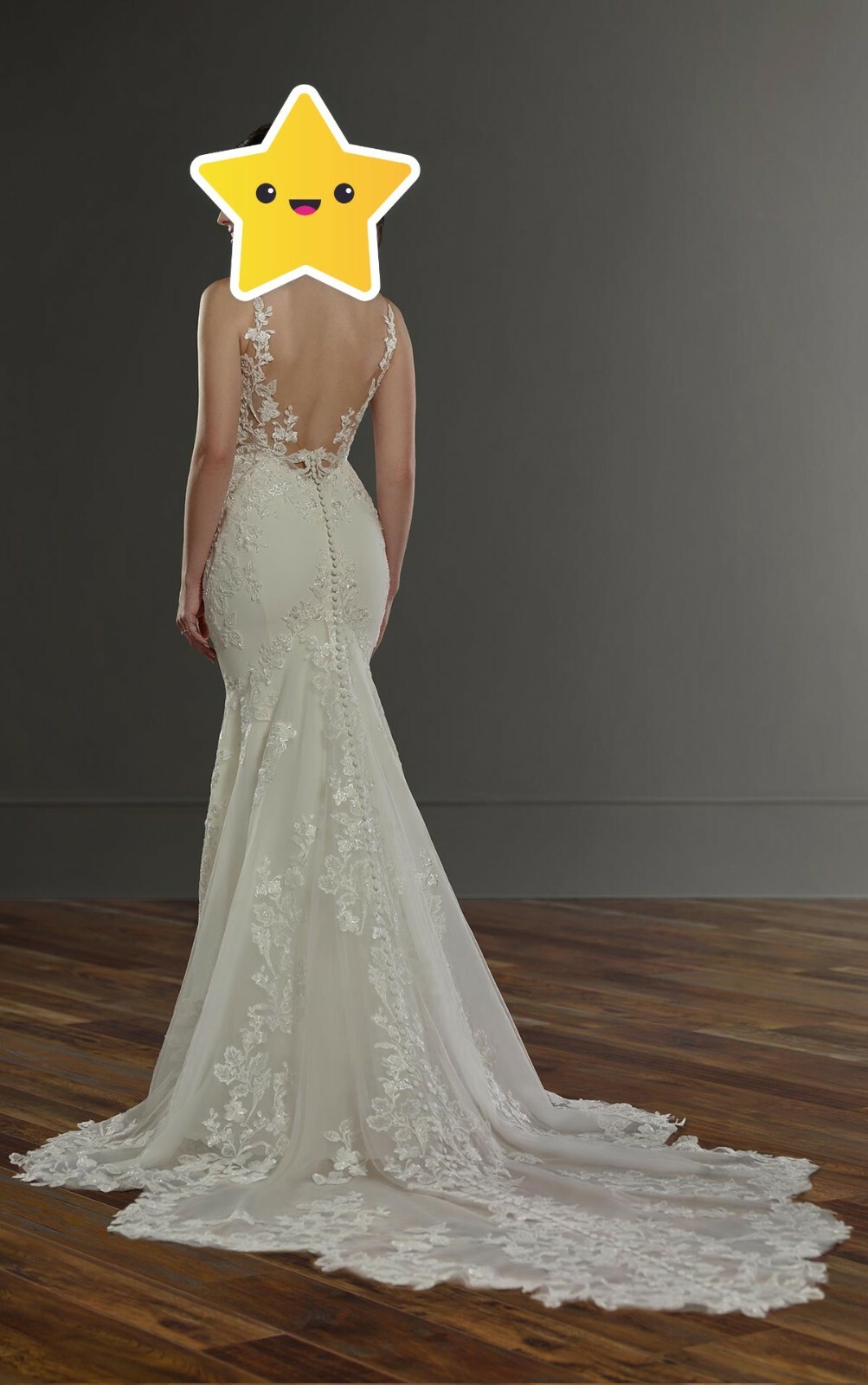  Martina Liana #1059 Wedding Dress Size 8,never worn, non-smoking home