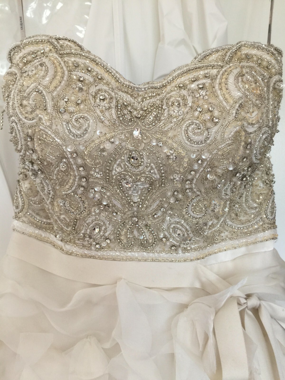 Martina Liana Wedding Dress 377, Ivory, Size 10