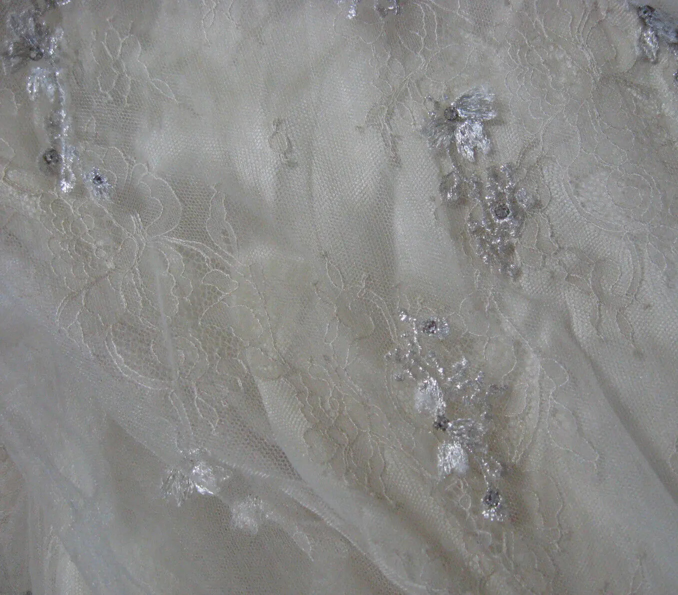 Liancarlo 5885 Wedding Dress 10 Champagne Floral Embroidery Illusion USA $6,985