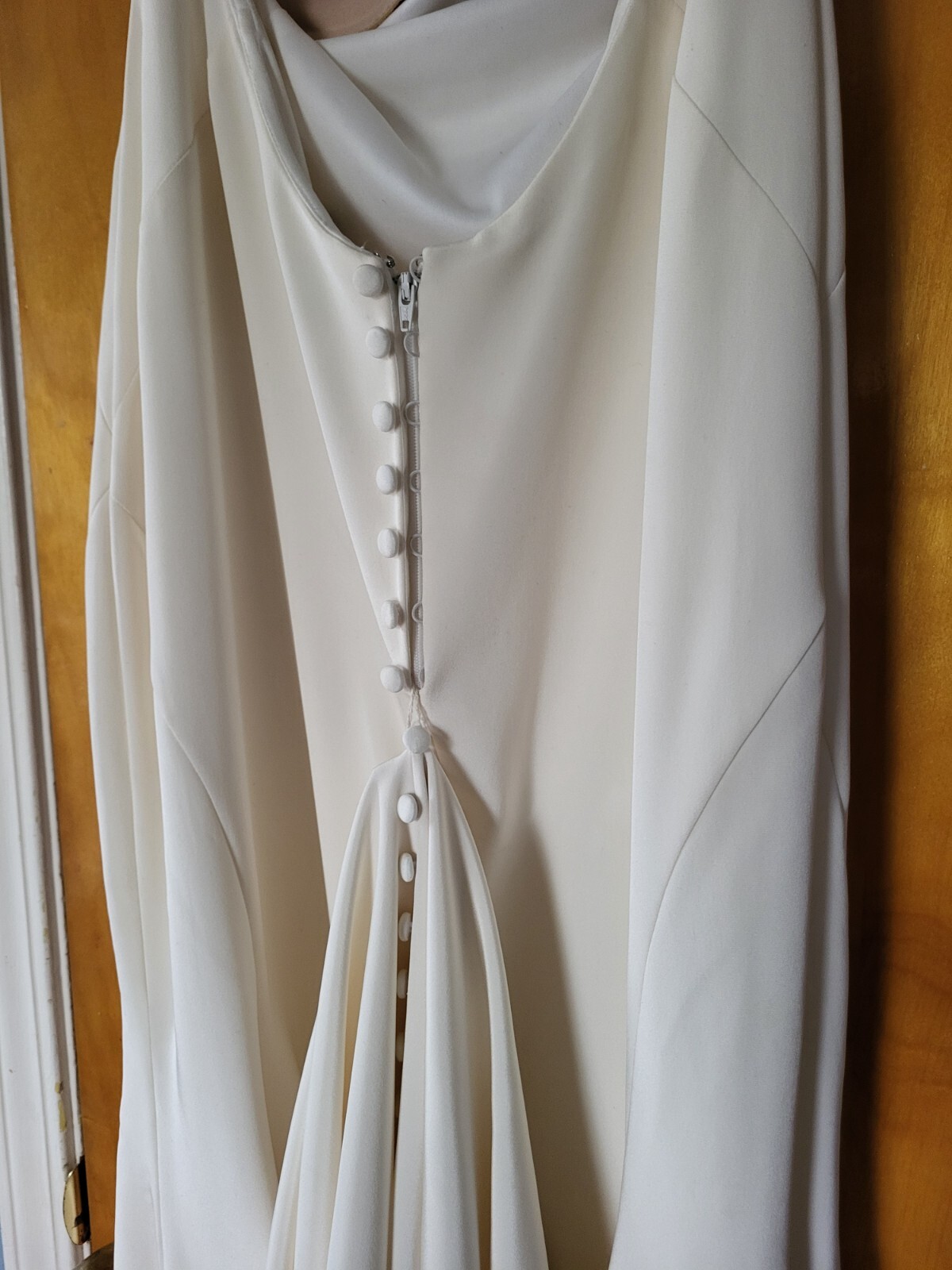 martina liana natural silk wedding dress size 12
