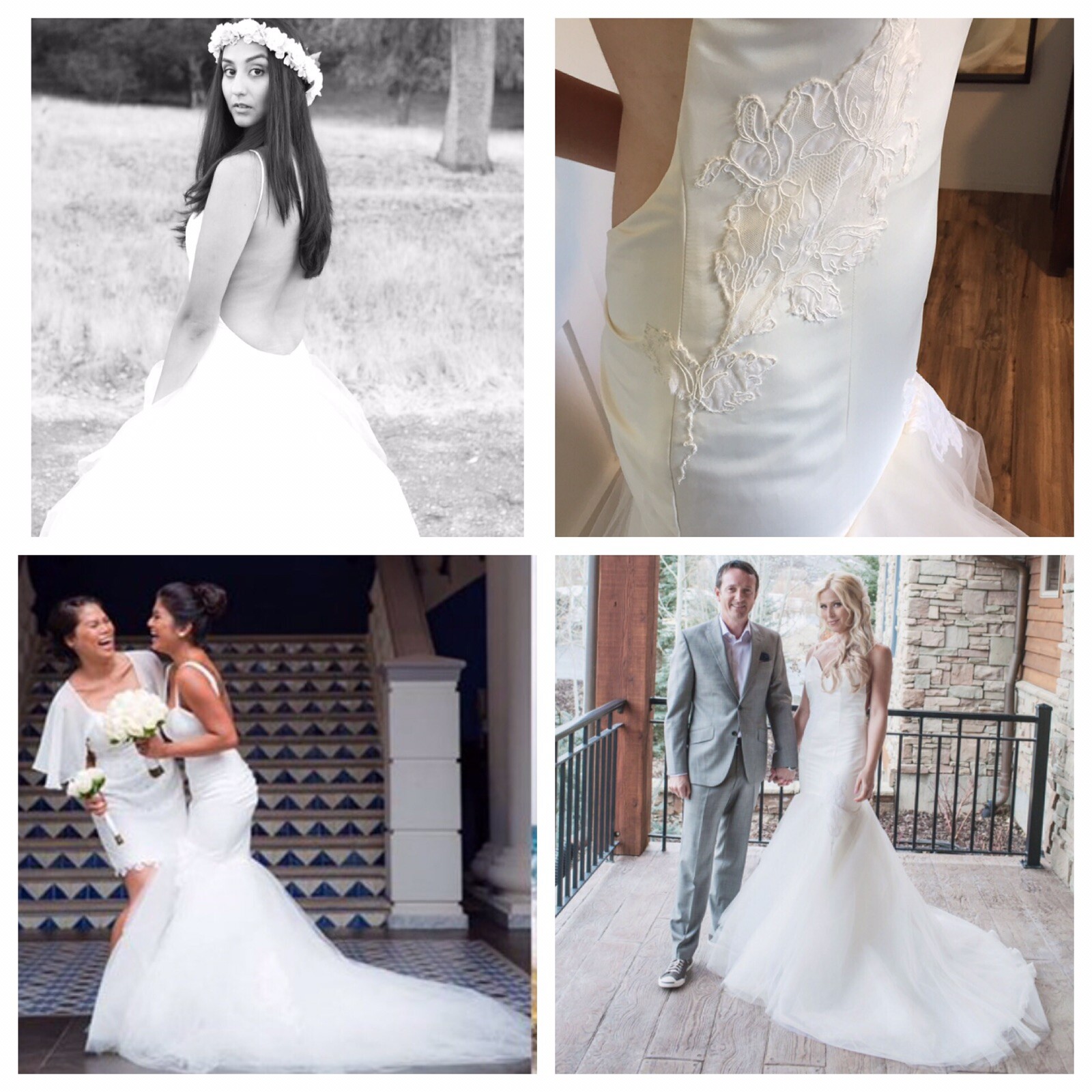 $2450 Katie May Charleston Backless Fit & Flare Wedding Dress Gown Mermaid