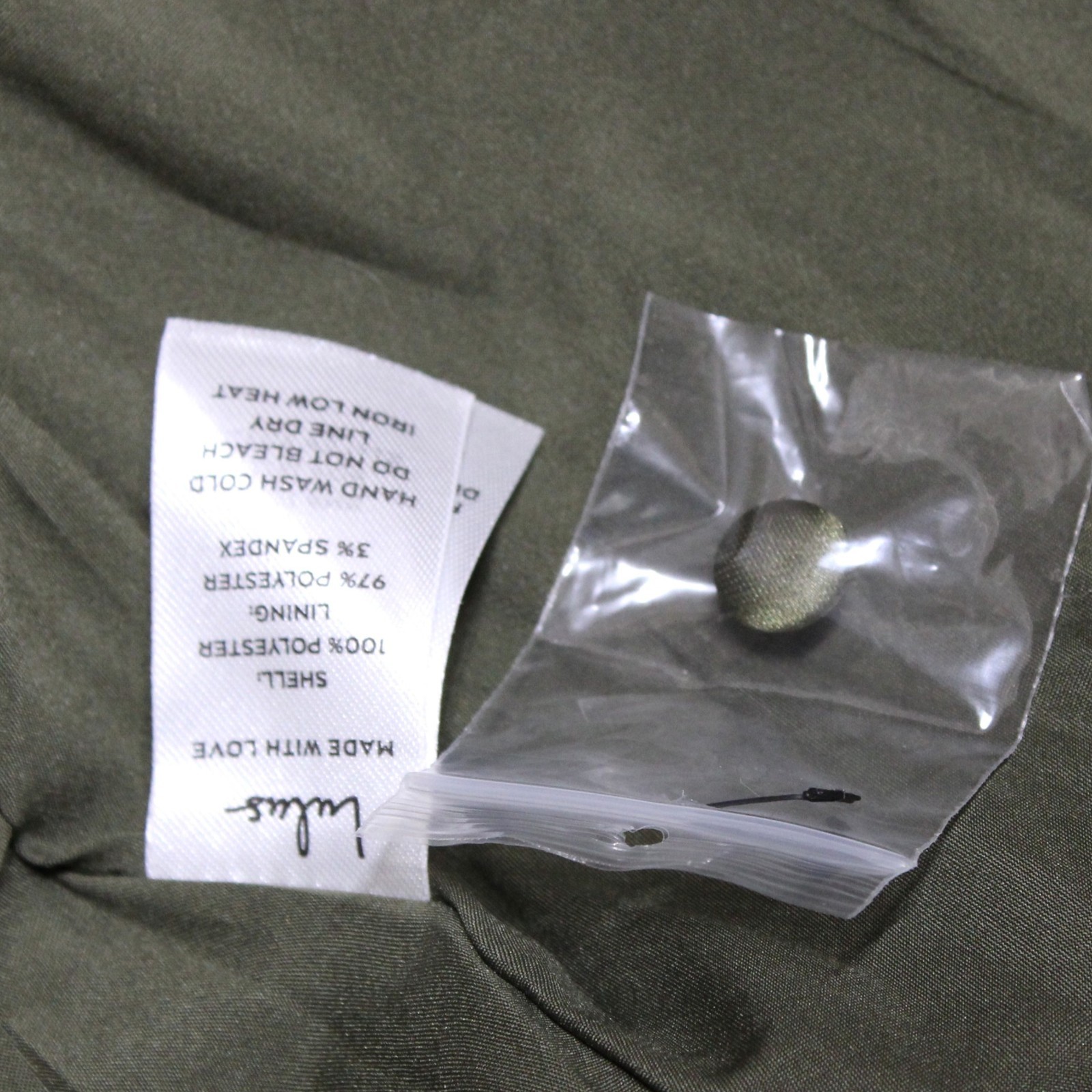 Lulus Unmatched Elegance Olive Satin Feel Sleeveless Mini Dress Small NWT