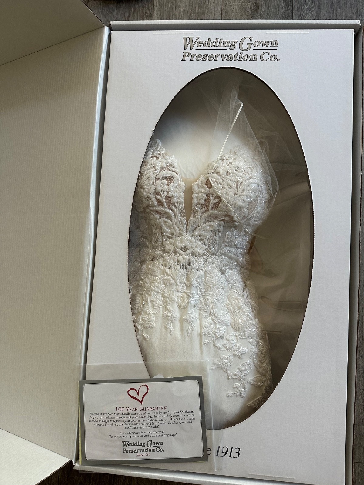 Martina Liana Lace Appliqué Wedding Gown in Ivory Size O