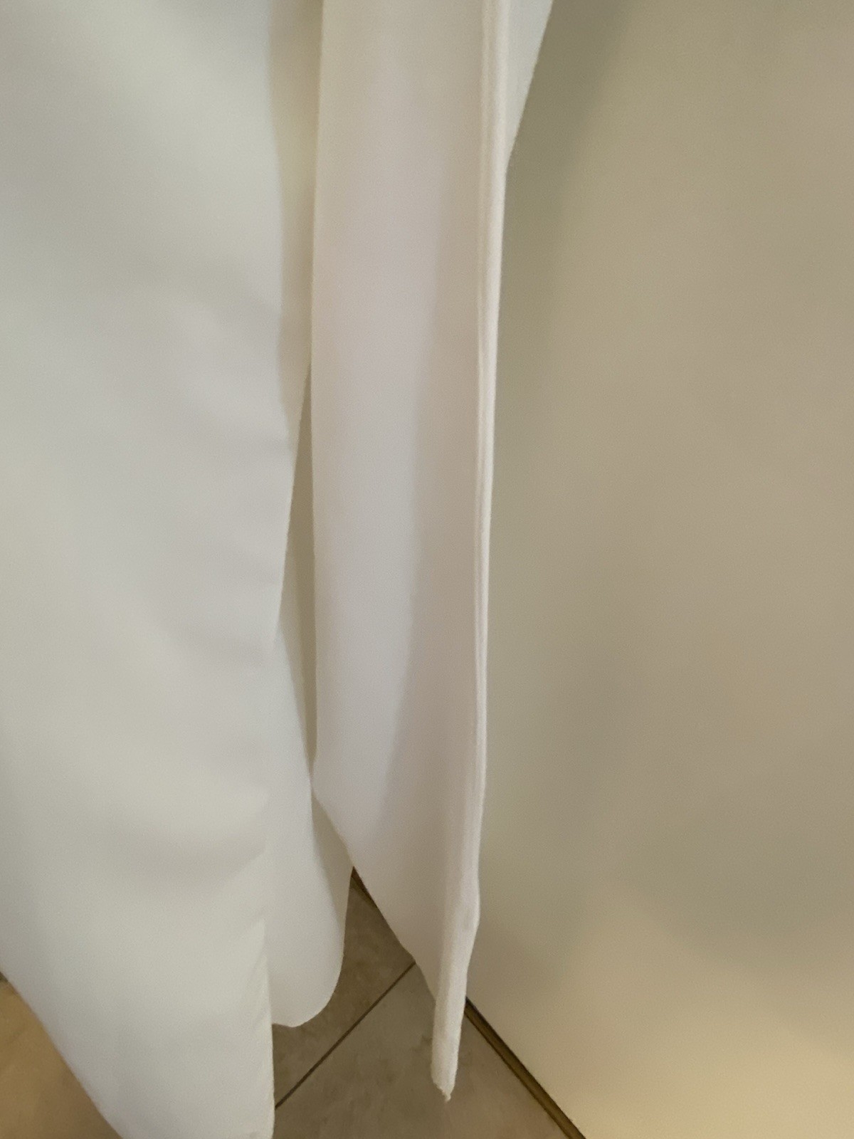 Long White One Shoulder Alternative Wedding Dress Bridal Gown Small