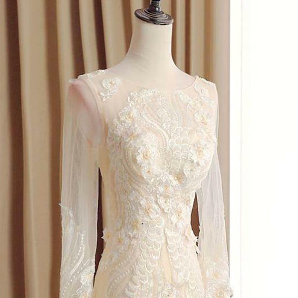 Gorgeous Long Sleeve Mermaid Wedding Dress