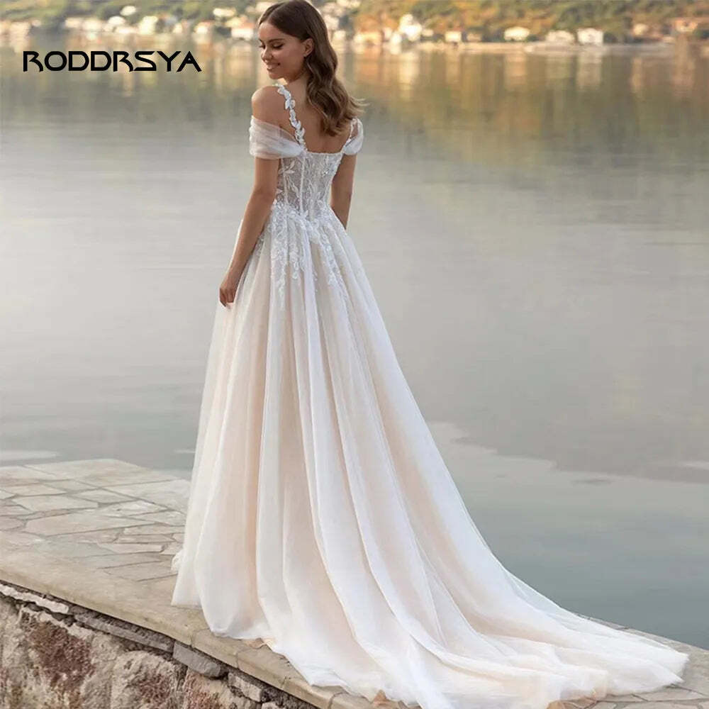 Stunning A-Line Wedding Dress