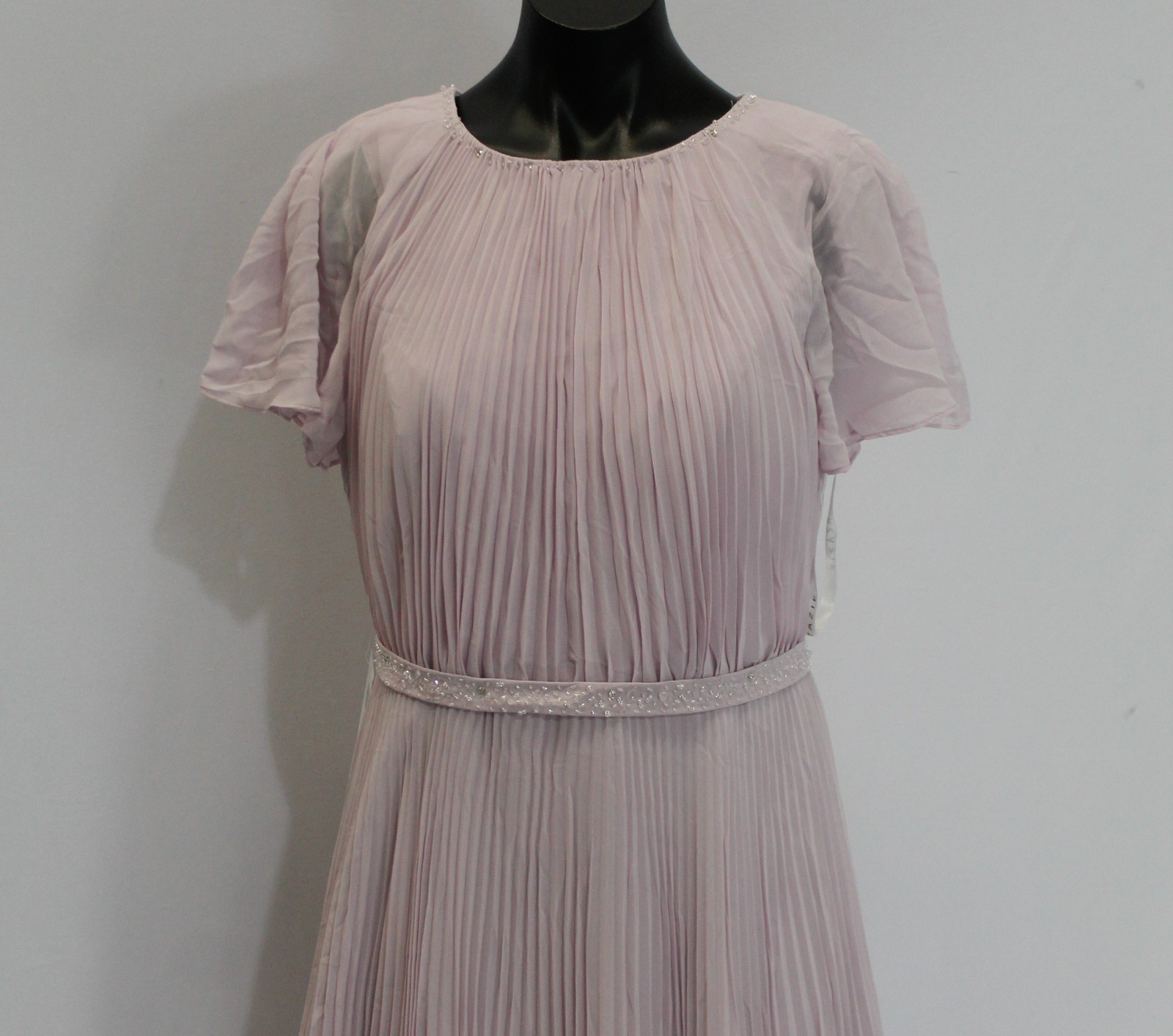Azazie Women’s Kara A-Line Pleated Chiffon Dress AP2 Frosted Lilac Size: A10 NWT