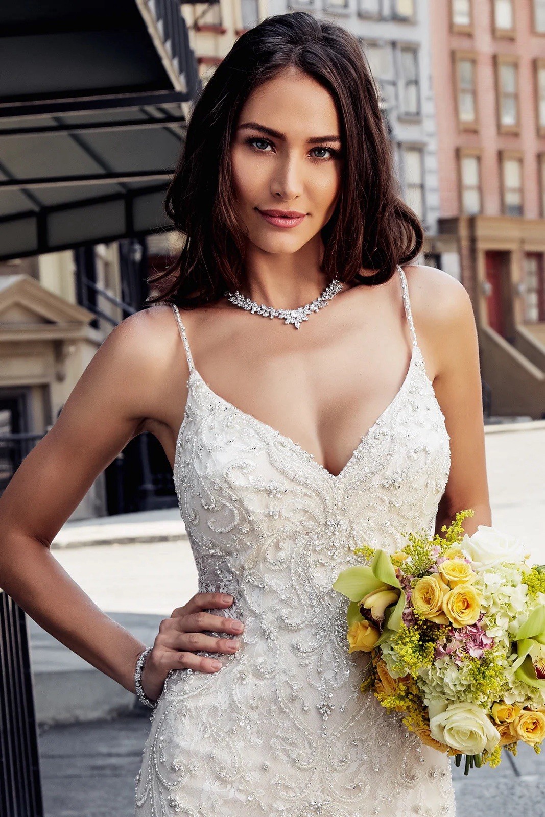 Kitty Chen Designer Wedding Dress Blush Tyra K1885 Size 12