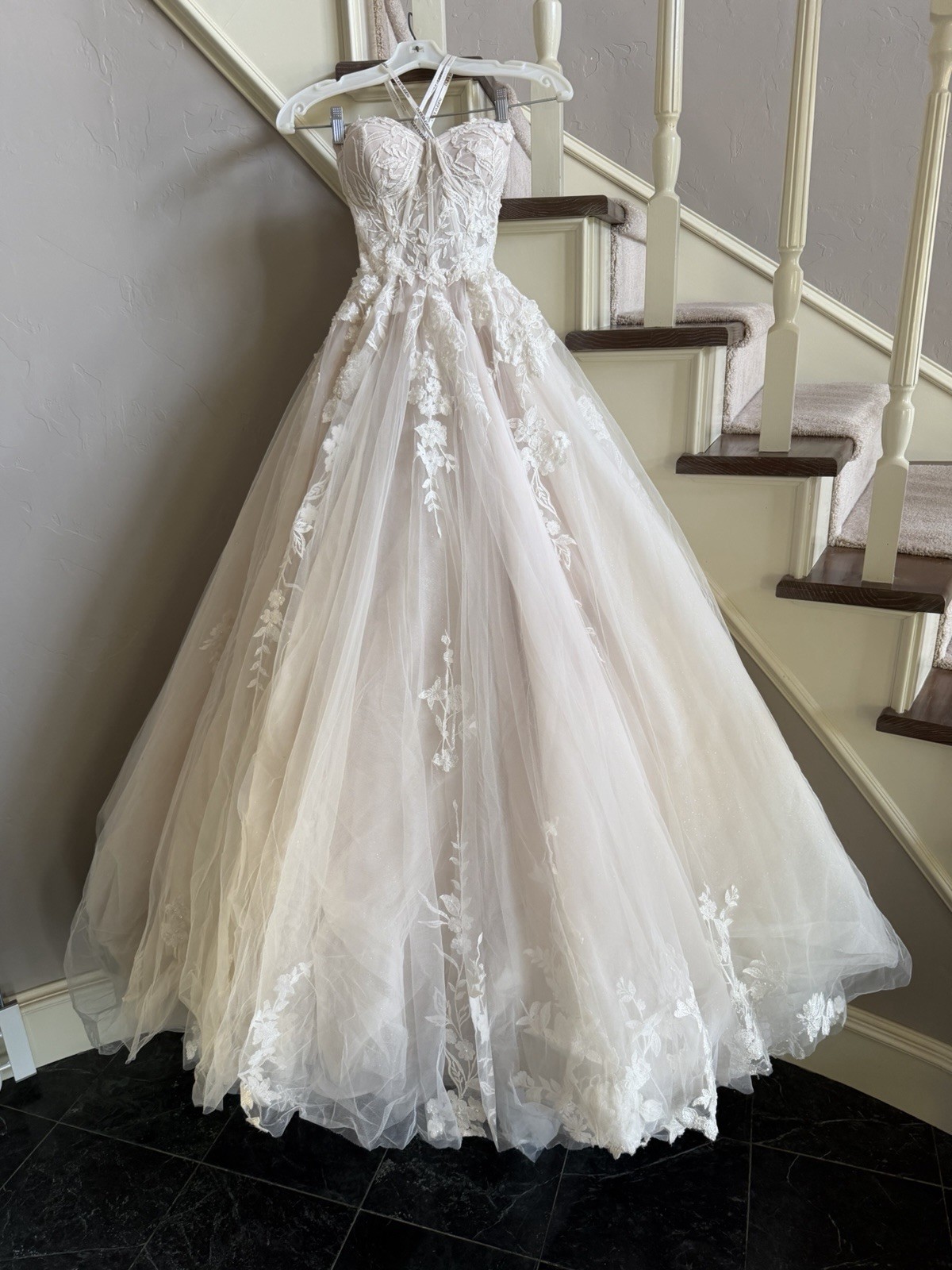 Martina Liana Wedding Dress Size 0–2 | Custom Altered | Bustled | New