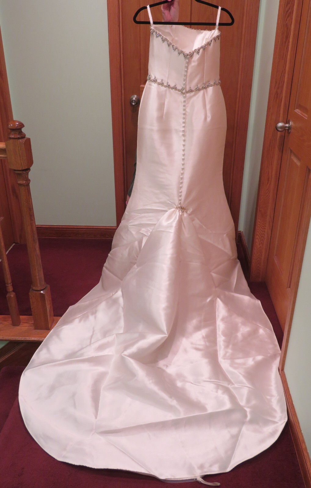 NEW Bridal Wedding Dress Mermaid Strapless Vintage Gown Train BEACH FREE SHIPPIN