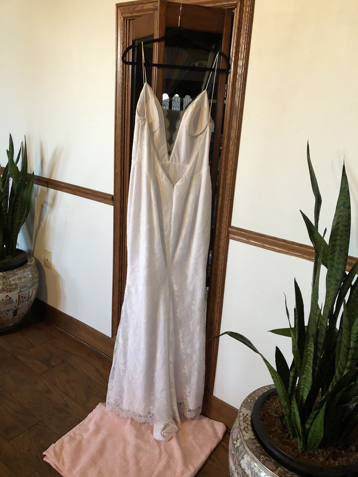 Katie may noel jean oh baby lace bridal gown Sz 14 NWT