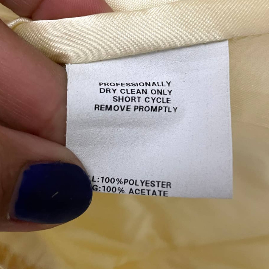 Jessica McClintock Off Shoulder Champagne Satin Wedding Gown Dress Sz 10 Beaded