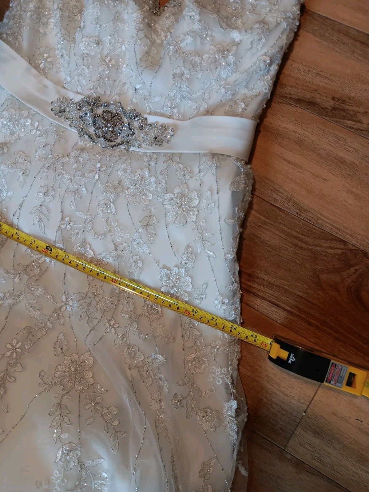 Mori Lee Wedding dress Embroided size 12 Pearl