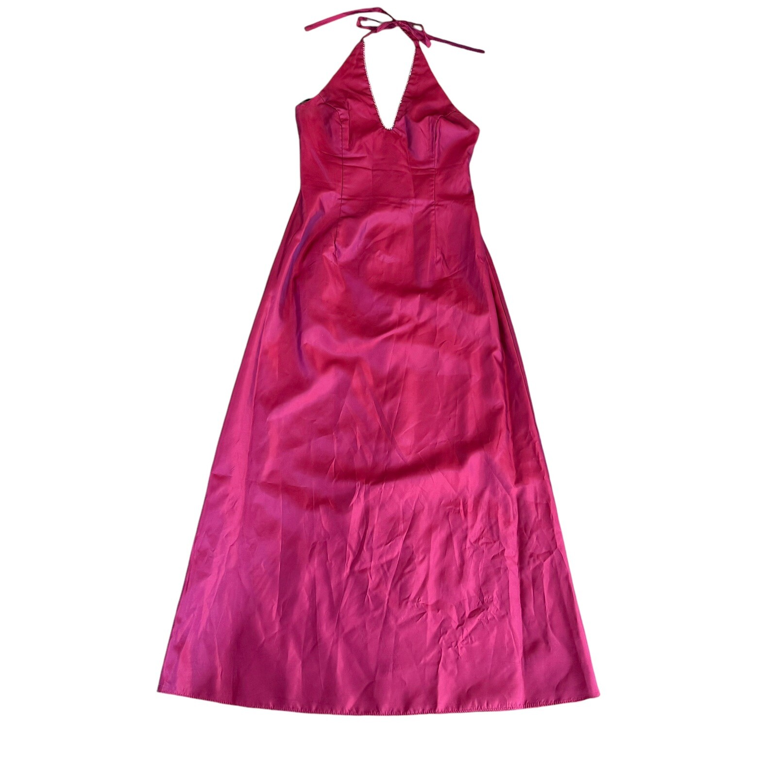Vintage Jessica McClintock Gunne Sax Fairy Halter Dress Sz 11 Formal Whimsygoth