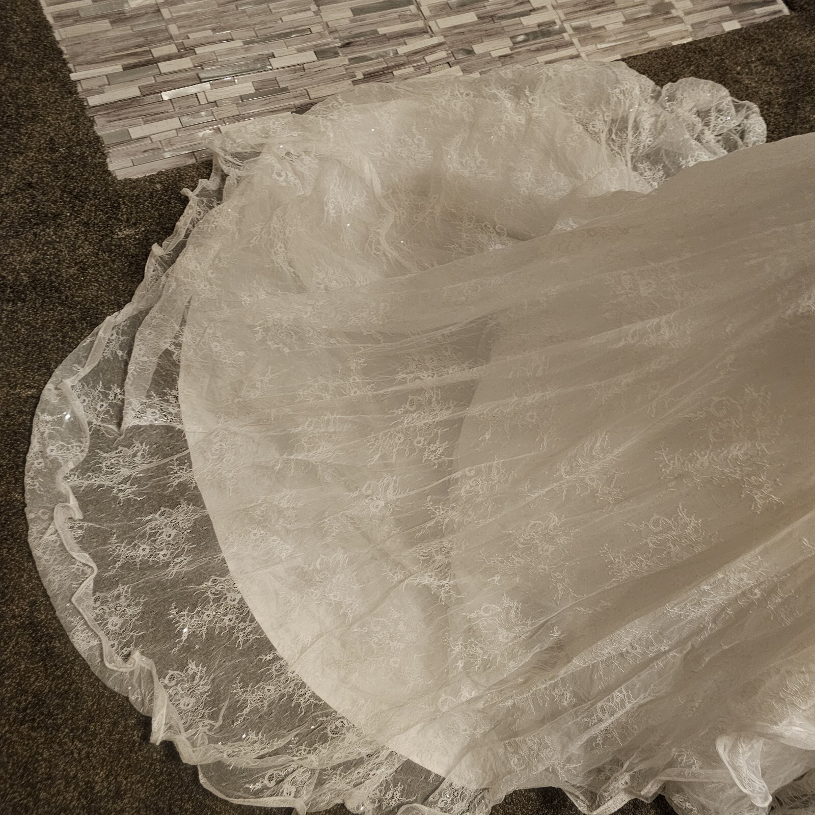 Organza Wedding Dresses Beaded Strapless Ruffles Sweep Train A Line Bridal Gowns