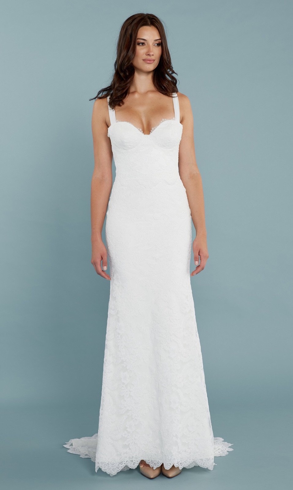 NEW Unaltered Katie May Sienna Wedding Dress Size Medium LOW BACK
