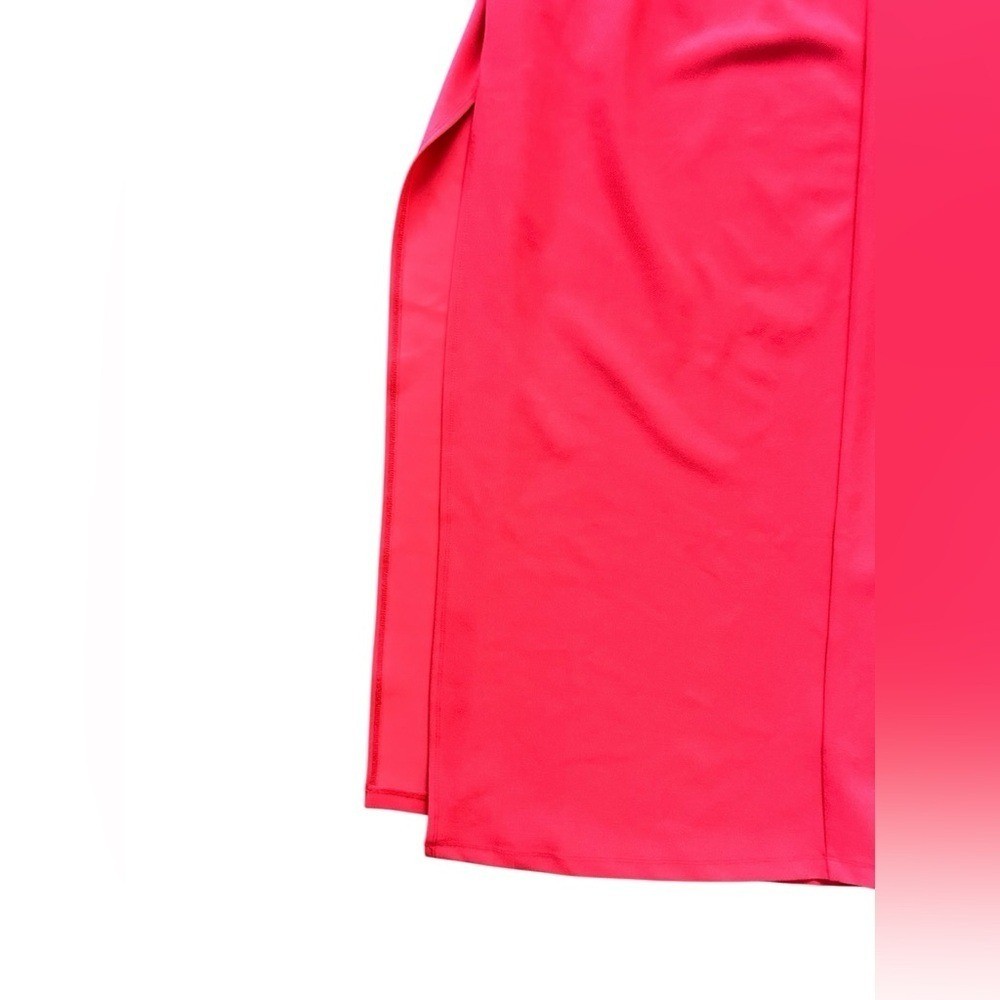 Abercrombie Asymmetrical One-Shoulder Maxi Dress Red Size Small Wedding Guest
