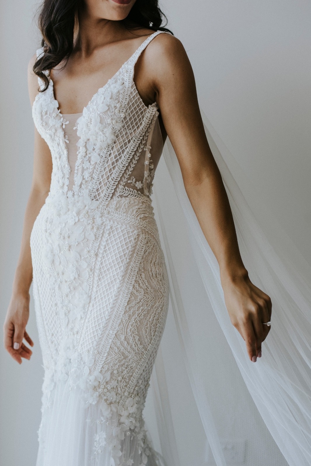 Pallas Couture Cadencia Gown and Veil