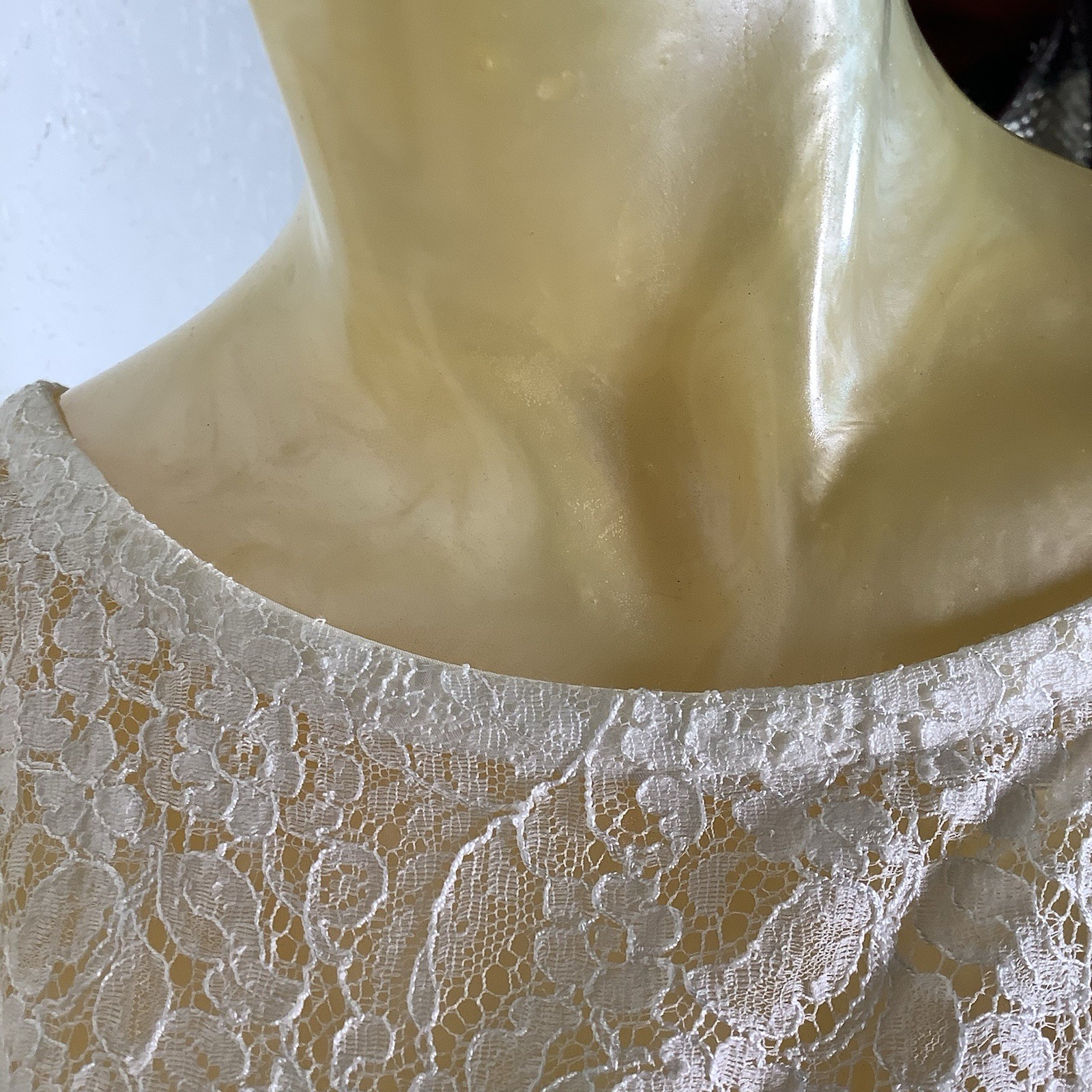 MINT Vintage 1992 Laura Ashley Cotton Sateen Wedding Dress with Veil & Catalog