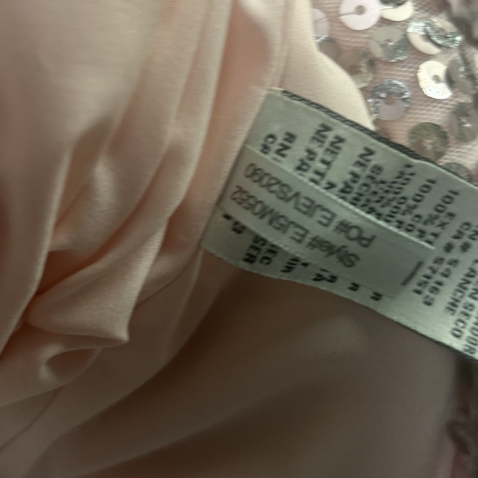 Eliza J Dress Pink Sequine Cocktail V-Neck 3/4 Sleeve Sparkly Birthday Mini 8
