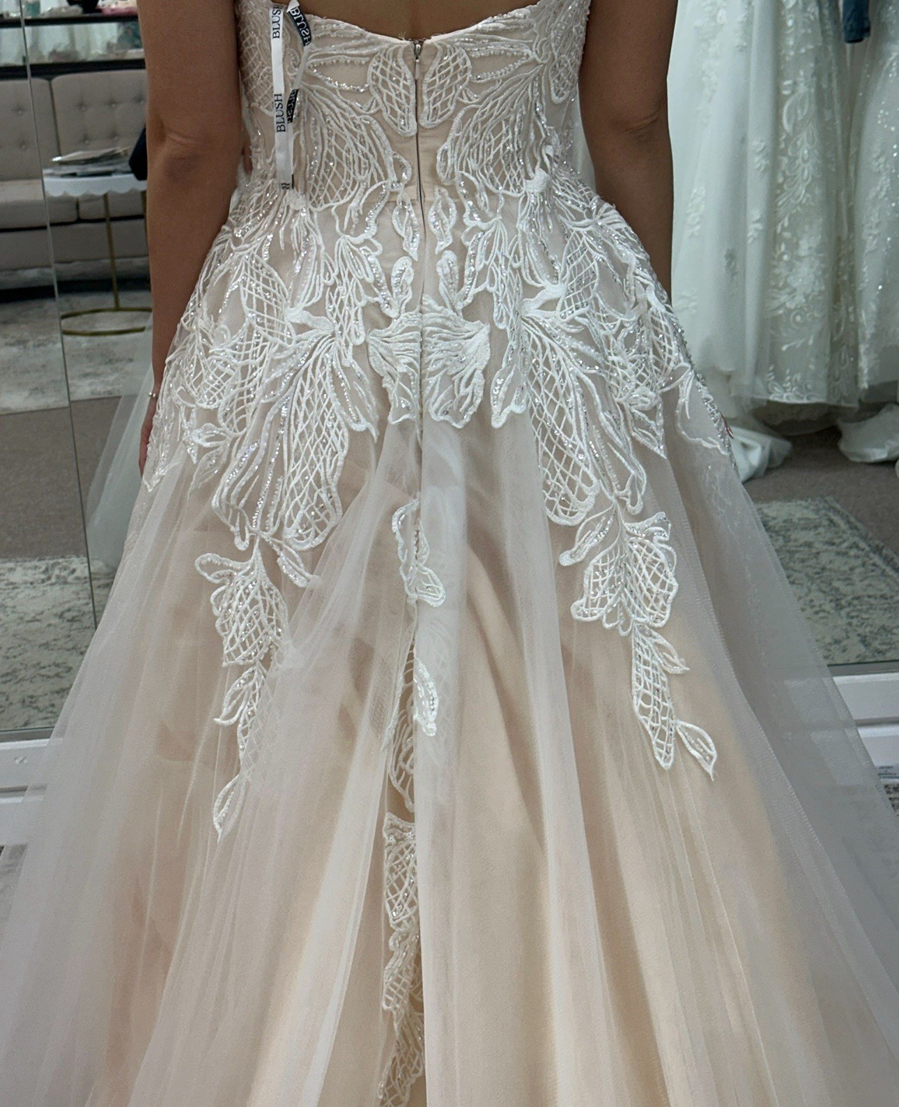 Wedding Formal Dress Size 2 Champagne Never Worn –