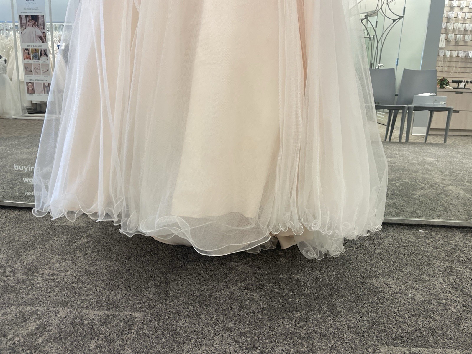 Wedding Formal Dress Size 2 Champagne Never Worn –