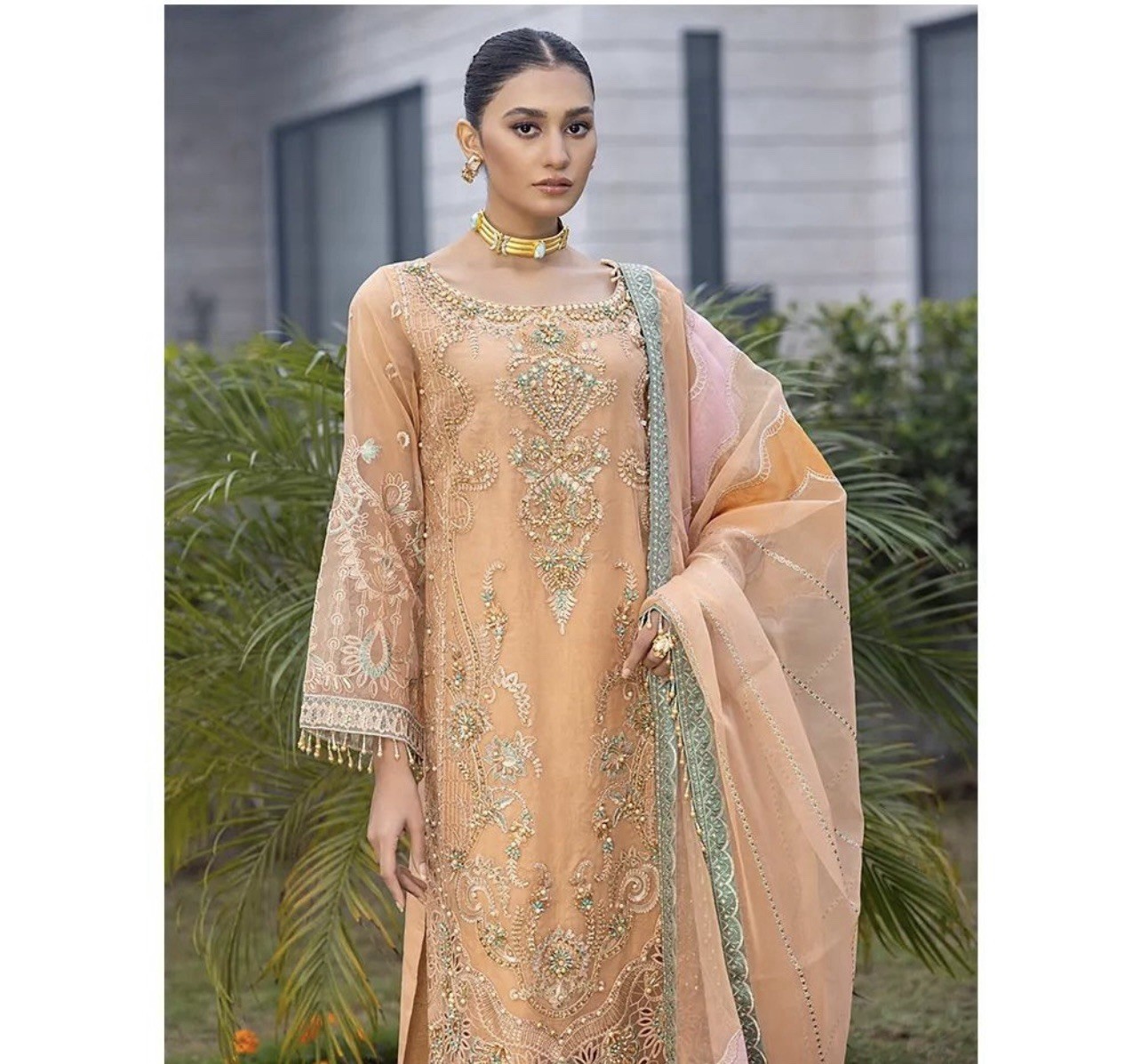 Razabdesignofficial Women’s Formal and Wedding Dress Medium Size Pakistani Wear