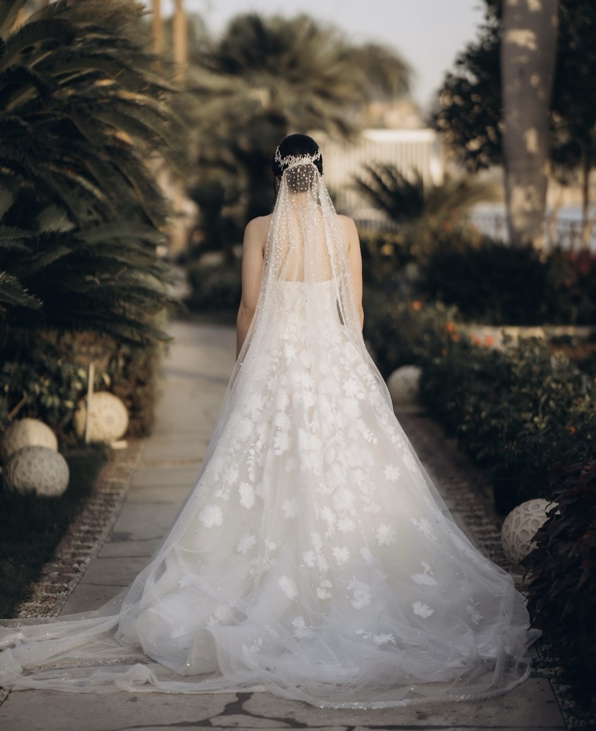2024 Anne Barge Berkshire Wedding Dress With Custom Unbranded Veil