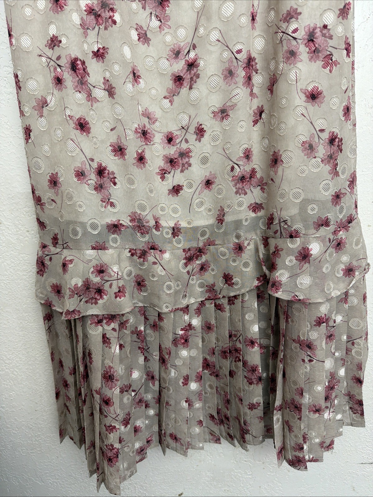 Lulus Pink Floral Midi With OverlayCottage Core Fairy Core FlowyWhimsical.